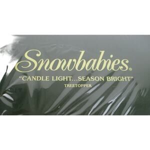 Department 56 Snowbabies Candle Light Season Bright Tree Topper 68863 New in Box